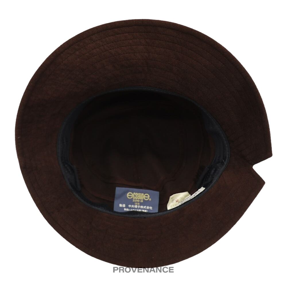 ๐ด Givenchy Logo Notch Bucket Hat - Chocolate Microsuede - Picture 4 of 7